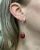 Red Enamel Earrings