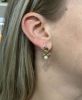Antique Floral Pearl Earrings in 9kt Yellow and Rose Gold