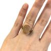 Vintage 5.34ct Opal Solitaire 10kt Ring