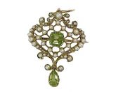 Victorian Peridot Pendant