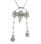 Edwardian Diamond Pendant