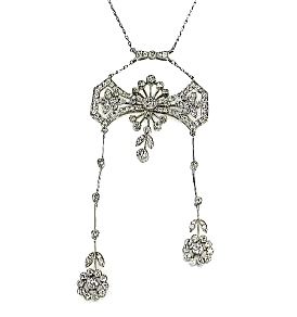 Edwardian Diamond Pendant