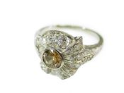 Brown Diamond Ring
