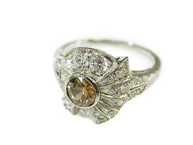 Brown Diamond Ring