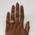 Vintage Retro Diamond Buckle Ring