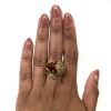 Enamel Lion Head Ring