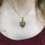 Victorian .56ct Diamond and Ruby Memorial Locket Heart Pendant and Chain