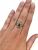Vintage .84ct Synthetic Sapphire and Diamond 18kt Ring