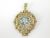 Vintage 10.06ct Aquamarine 18kt Openwork Pendant