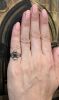 Vintage .27ct Sapphire and Diamond 18kt Ring