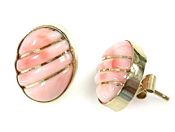 Coral Stud Earrings