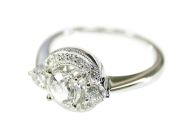 Vintage Diamond Cluster Ring
