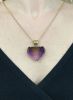 Vintage Ametrine Heart Pendant