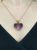 Vintage Ametrine Heart Pendant