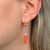 Coral Drop Earrings