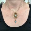 Victorian Turquoise Brooch