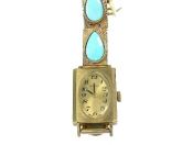Birks Manual Wind with Turquoise Wristwatch 