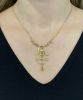 Vintage Peridot and Seed Pearl Lavalier
