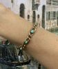 Vintage Turquoise 9kt Gold Bracelet