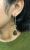 Vintage Smokey Quartz Drop Earrings