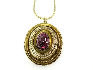 Victorian Mourning Pendant