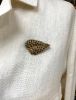 Vintage 2.15ct Emerald 14kt Brooch