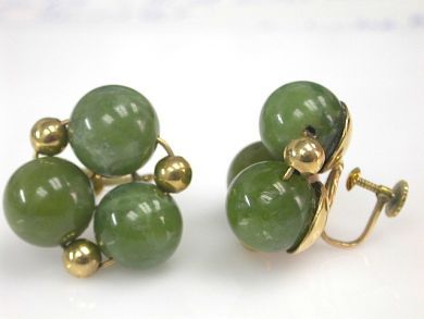 Nephrite Jade Earrings