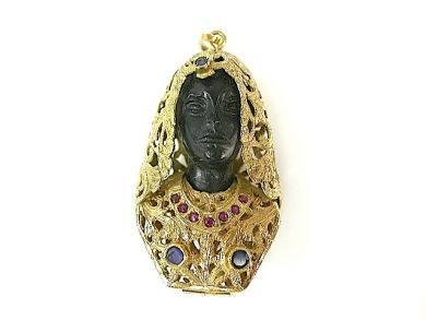 Vintage Blackamoor Pendant
