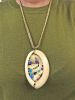 Vintage Mammoth Ivory Inlaid Pendant