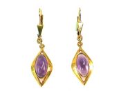 Amethyst Drop Earrings