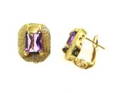 Amethyst Studs