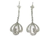 Art Deco Diamond Earrings