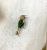 Vintage Enamel Bird 14kt Brooch
