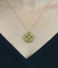 Vintage 2.49ct Peridot 14kt Pendant Brooch