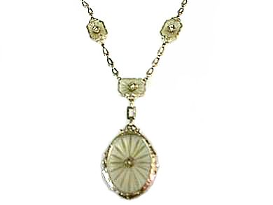 Edwardian Rock Crystal Necklace