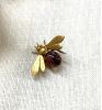 Ruby Wasp Brooch