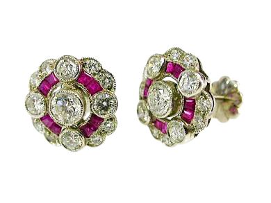 Antique Ruby Earrings