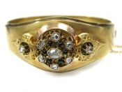Diamond Floral Bangle