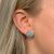 Turquoise and Diamond Earrings