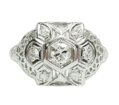 Diamond Ring, Old Mine Cut