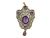 Antique-Style Amethyst and Diamond Pendant