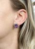 Amethyst Stud Earrings