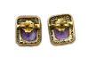 Amethyst Stud Earrings