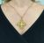 Antique Pearl Maltese Cross Pendant Brooch