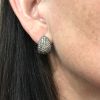 Diamond Earrings, Brown