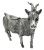 Dutch Silver Figural Nanny Goat Creamer