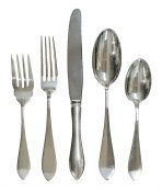 Sterling Silver Flatware - Tudor Plain By Birks