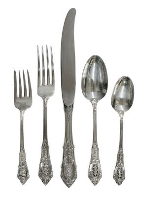 Sterling Silver Flatware - Rose Point by Wallace