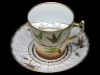 Vintage German Bamboo Motif Moustache Cup
