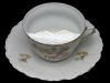 Moustache Cup German Floral Motif
